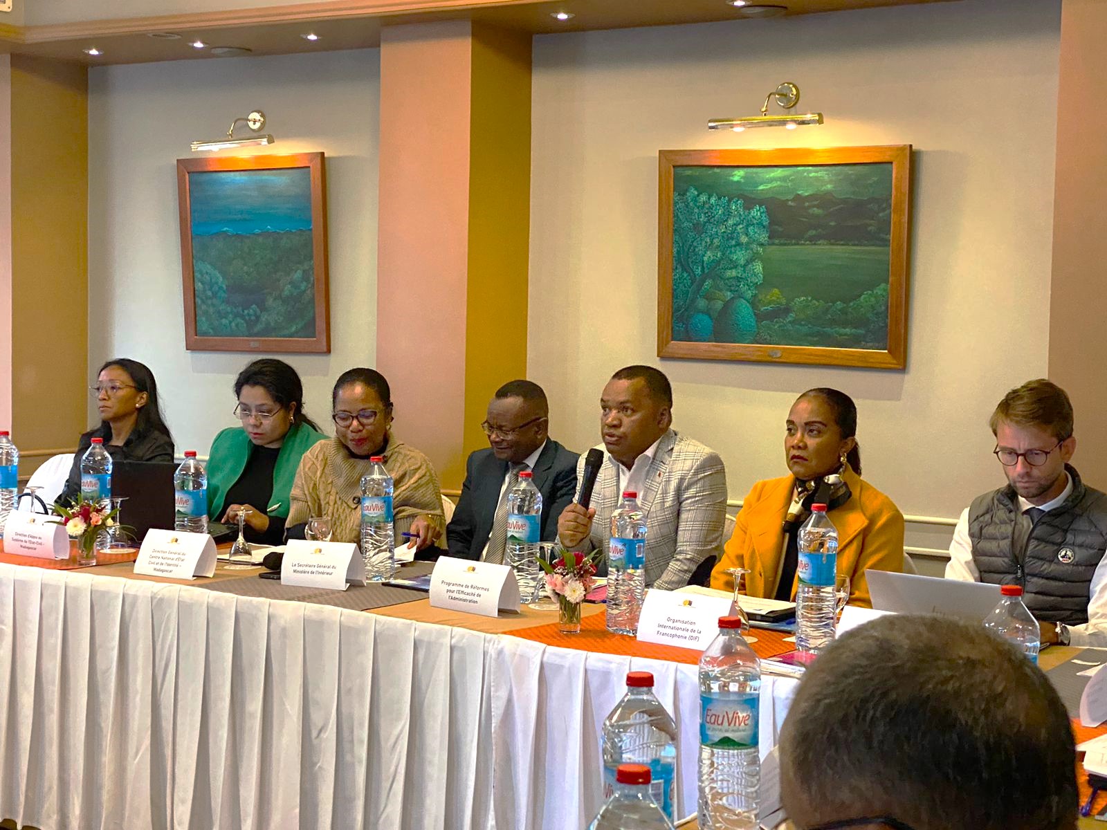 Allocution du Coordonnateur Général du PREA, Monsieur RAKOTOZAFIARISOA Hasina.