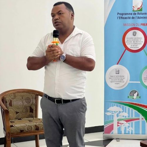 CG/PREA lors de l'évaluation du labo RECI à Toamasina