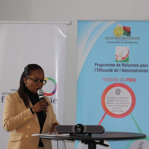 Béatrice MAHASAHY, Spécialiste de programmes, Développement institutionnel, Affaires politiques et Gouvernance de la représentation de l’OIF